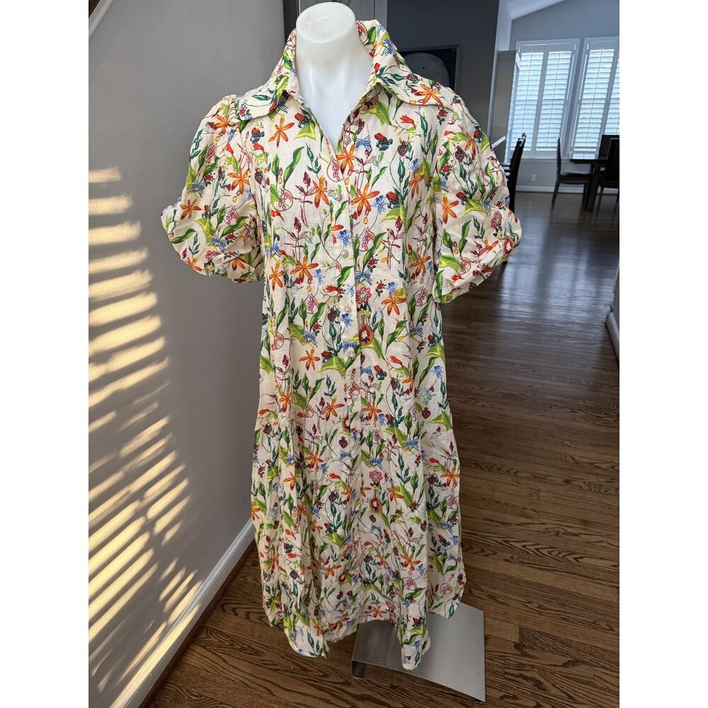 La Boheme Floral Maxi Dress - Multicolor S/M